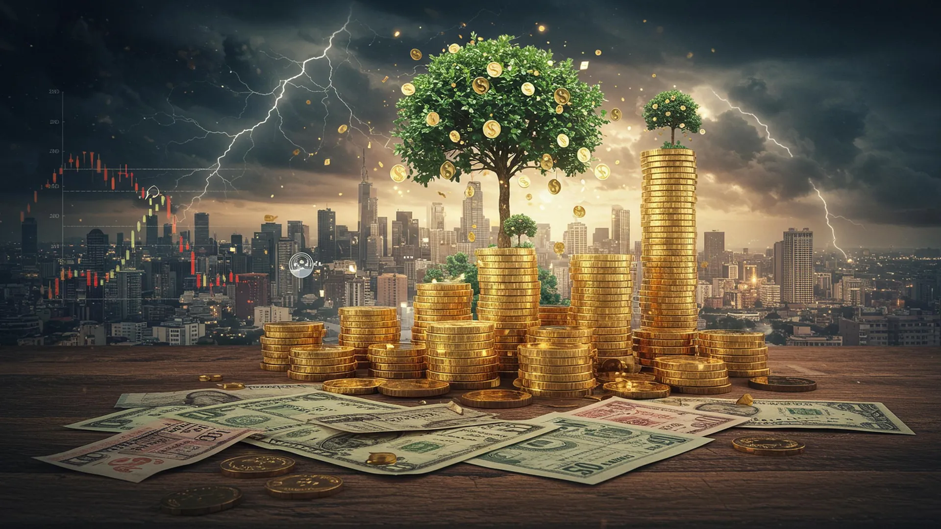 단리와 복리 비교 그래프